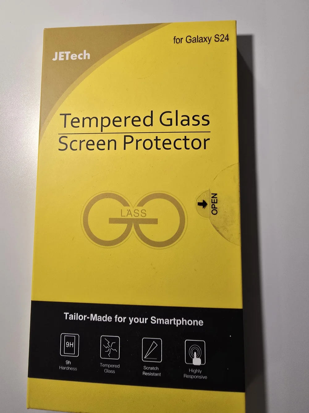 Tempered Glass Screen Protector for Galaxy S24 NEW IN BOX.
